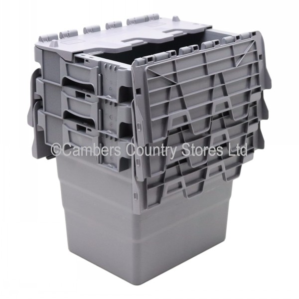 Attached Lid Storage Box 40cm Cambers Country Store